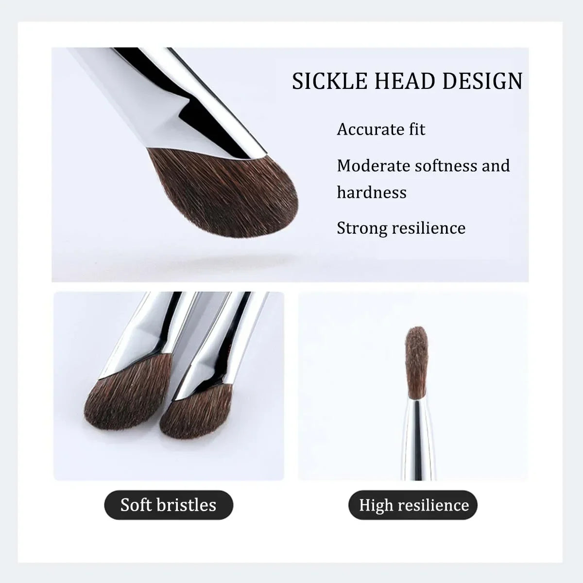 Angled Contour Brush – Nose Sculpting & Smudge Tool | Qme Contour Makeup Brush Qme