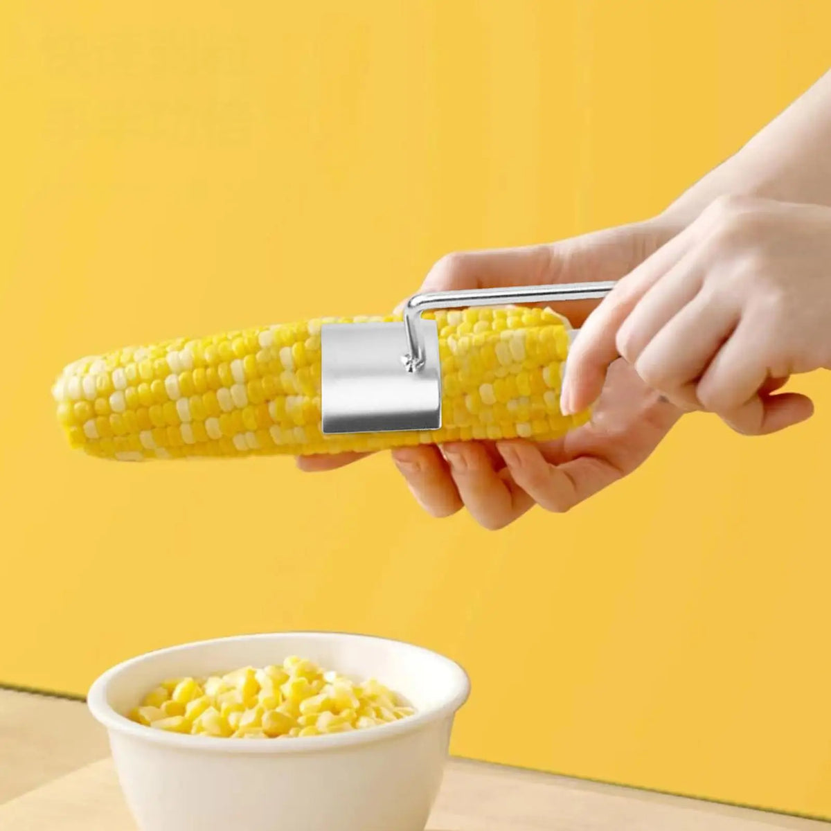 Stainless Steel Corn Cob Stripper & Kernel Remover – Set of 2 Corn Cob Stripper Qme