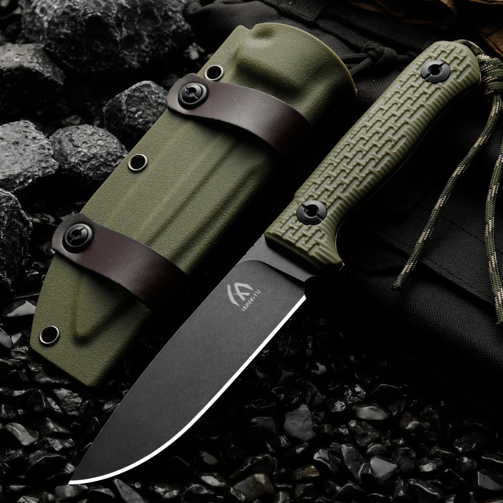 Stainless Steel Fixed Blade Outdoor Survival Knife Fixed Blade Knife Qst B11B
