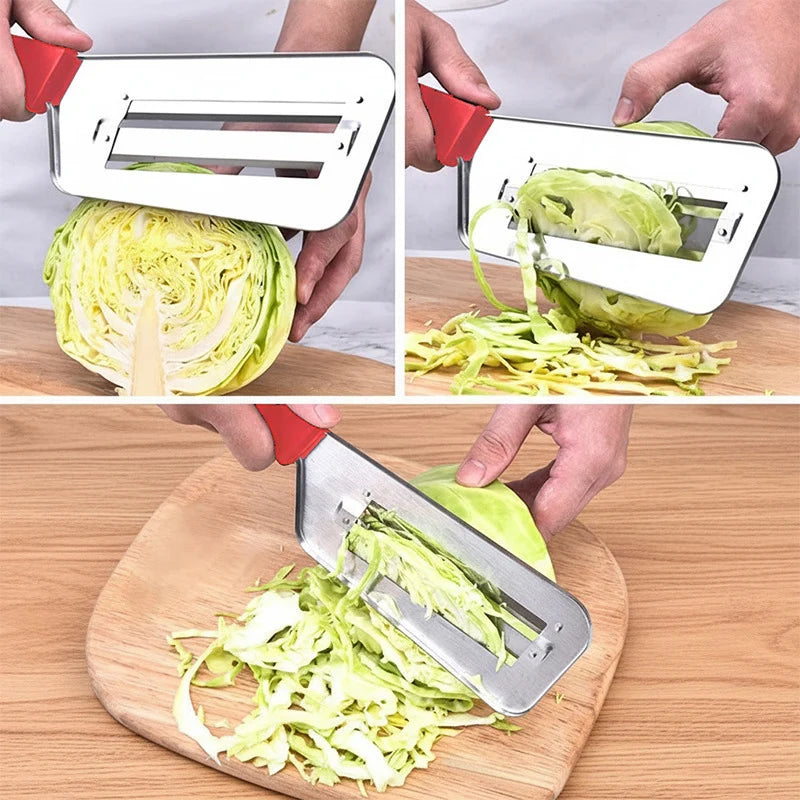Stainless Steel Cabbage Slicer & Vegetable Peeler Knife Vegetable Peeler Knife Qst