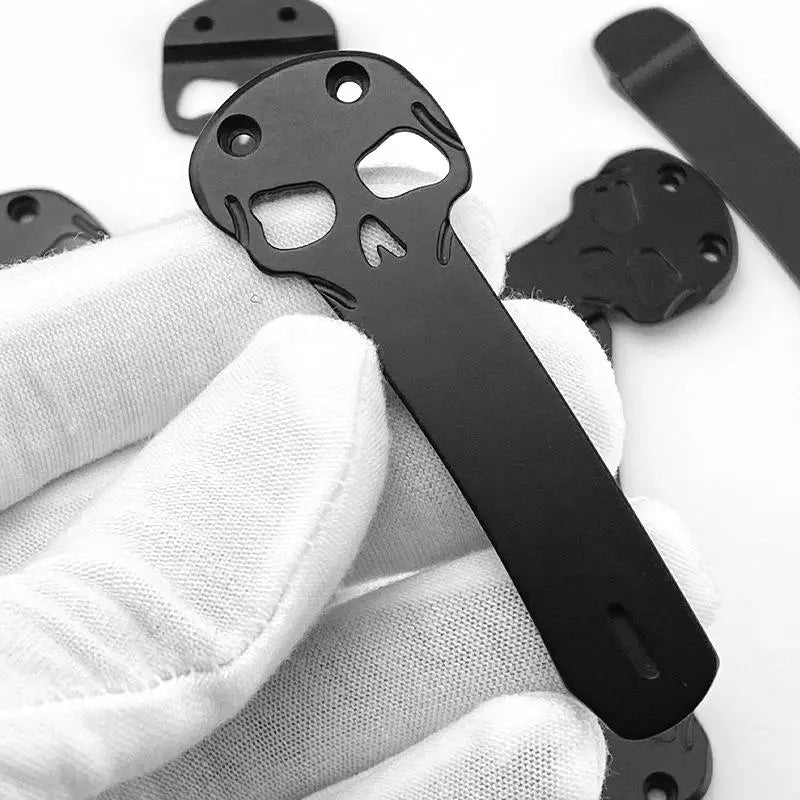 TC4 Titanium Alloy Pocket Knife Back Clip – EDC Waist Clamp Knife Clip Accessory Qst