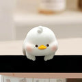 Flocking Animal Monitor Topper Panda Dog Desk Ornament Desk Ornament Qme A5
