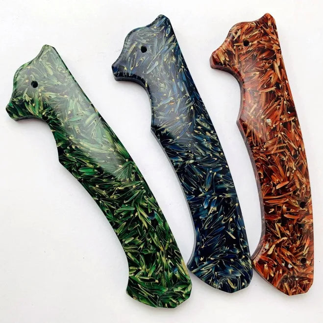 Swayboo Resin Rice Husk DIY Knife Handle Patch Slab DIY Handle Patch Qst