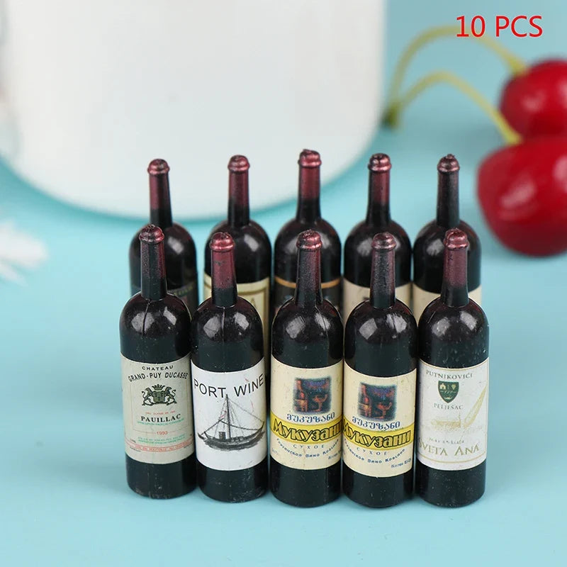 1:12 Dollhouse Miniature Wine Bottle Box Set – Doll Décor Dollhouse Miniature Qme