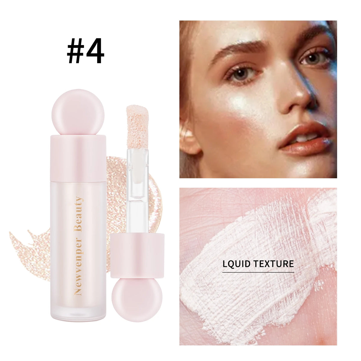 Liquid Highlighter, Blush & Contour – Natural Glow Luminizer Liquid Face Luminizer Qst