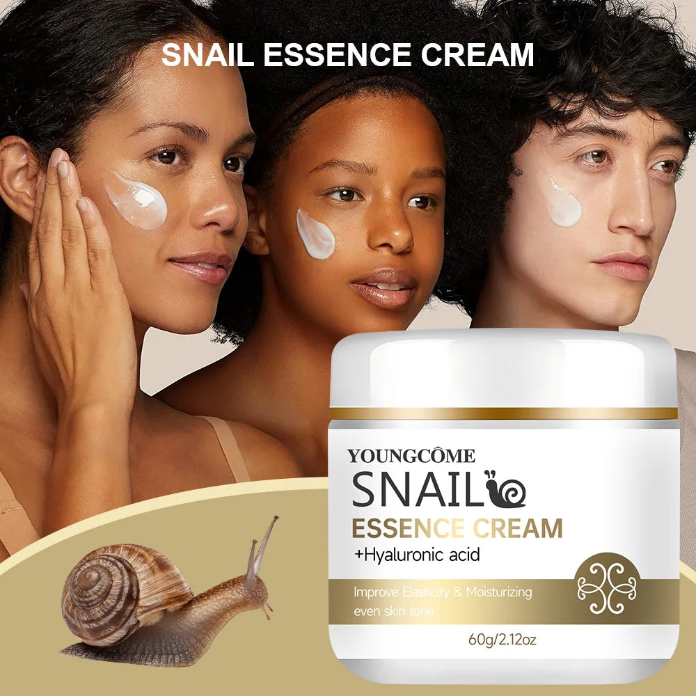 Snail Essence Cream – Hyaluronic Acid & Retinol Moisturizer Face Moisturizer Cream Qst