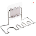 Wall-Mounted Stainless Steel Toothbrush & Razor Holder Toothbrush Holder Qst A