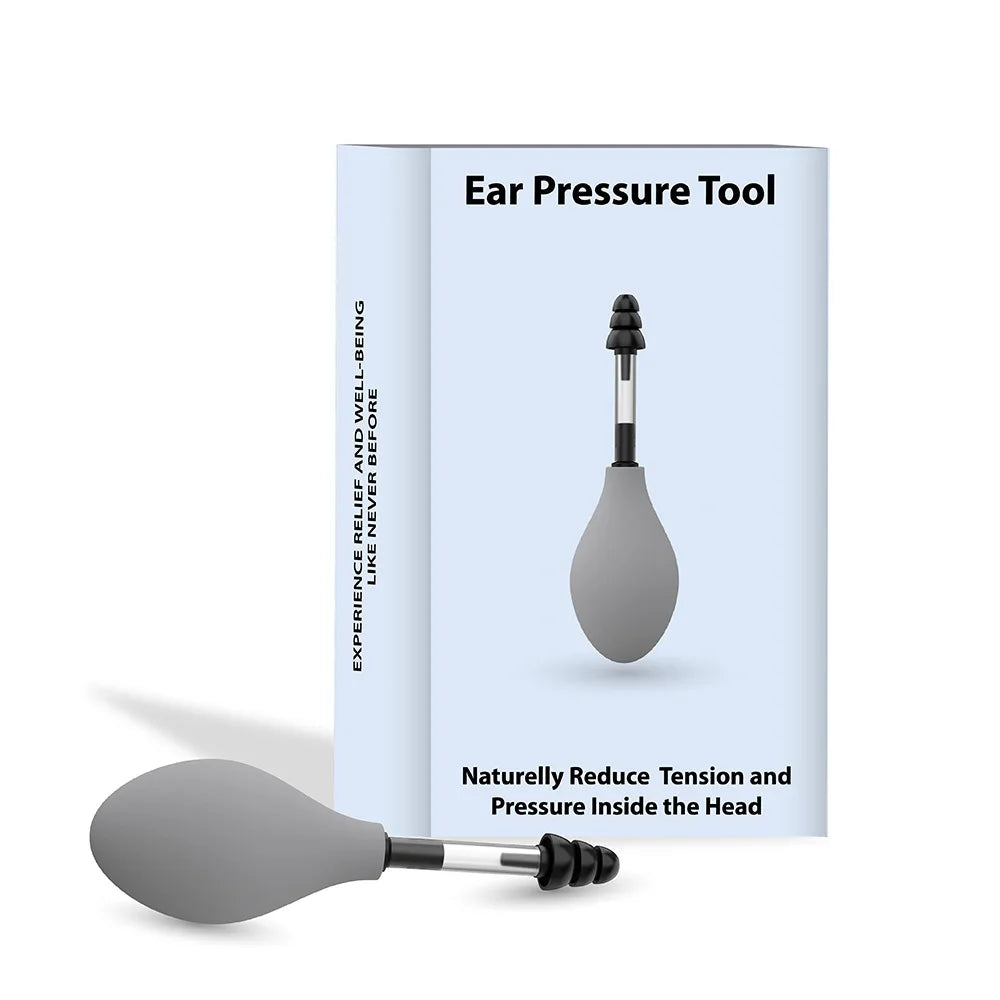 Natural Rubber Ear Massage Tool – Compact & Easy to Use Ear Massage Tool Qme GRAY