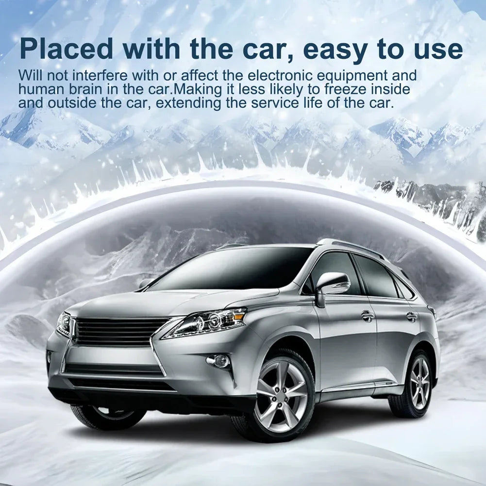 Solar Electromagnetic Windshield Defroster & Snow Removal Device Windshield Defroster Qme