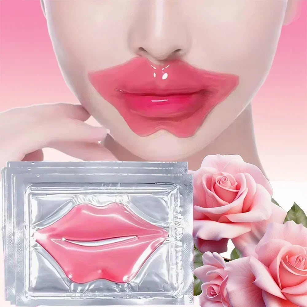 Crystal Collagen Lip Masks Hyaluronic Acid – 20 Pack Lip Mask Treatment Qme