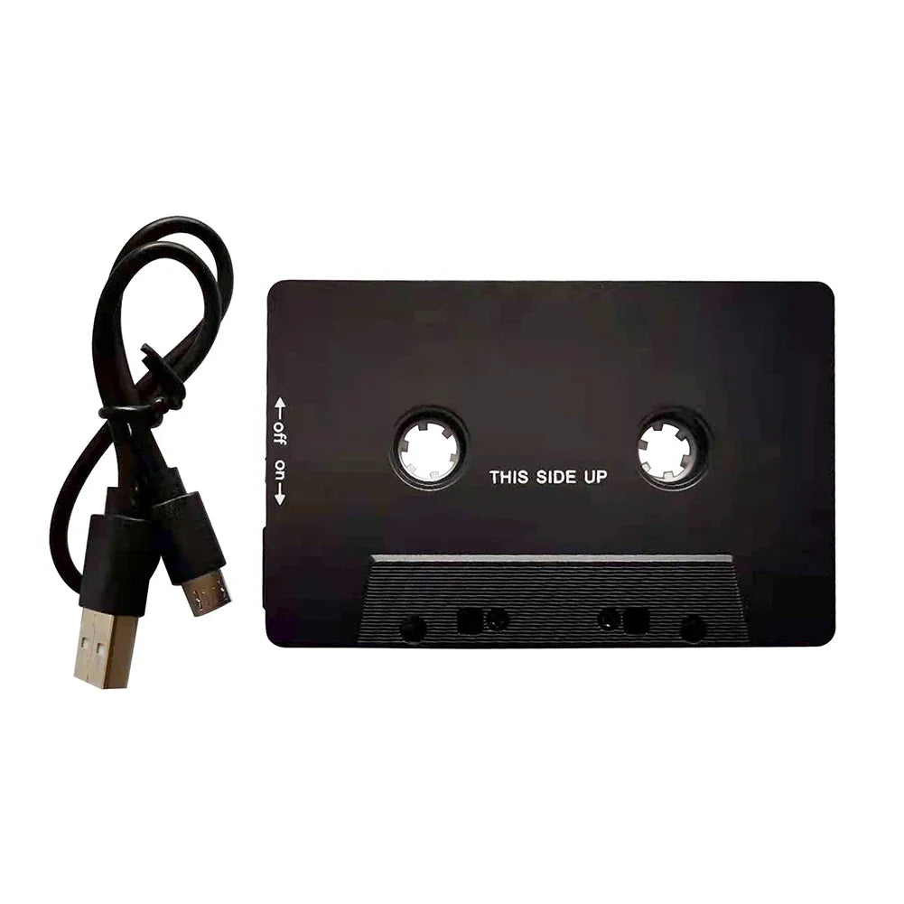 Bluetooth 5.0 Car Cassette Adapter – Stereo MP3 AUX Player Car Bluetooth Adapter Qme 1PC