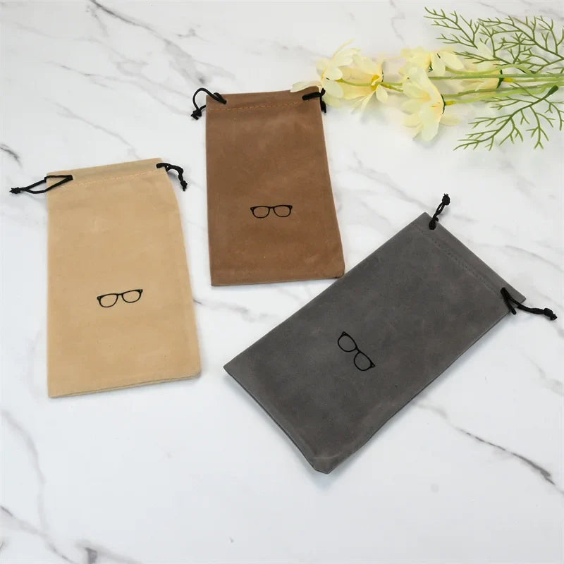 Soft Portable Glasses Case – Viscose Eyewear Pouch Bag Eyewear Pouch Case Qme