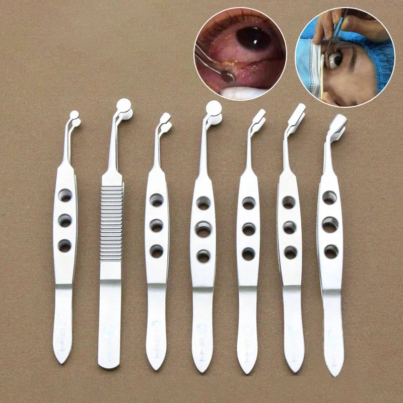 Eyelid Tweezers & Eyelash Compressor Forceps – Stainless Steel Eyelid Tweezers Qme