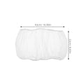 Bird Cage Breathable Mesh Cover – Indoor Dust & Seed Guard Bird Cage Cover Qme White
