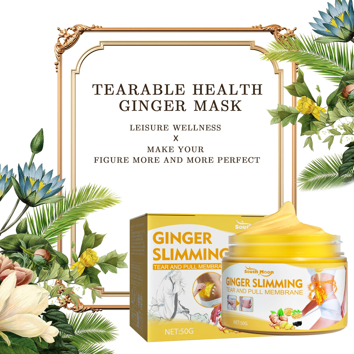 South Moon Ginger Firming Body Cream – Toning Slimming Gel 50g Body Firming Cream Qst