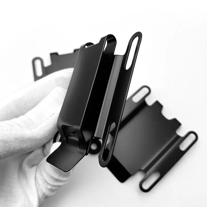 Stainless Steel KYDEX Belt Clip – Universal Knife Sheath Waist Clip Knife Sheath Clip Qst