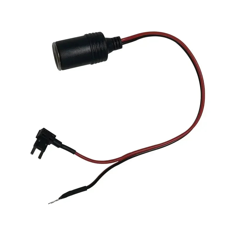 Pure Copper Car Cigarette Lighter Female Socket Plug Cable Car Socket Adapter Qme