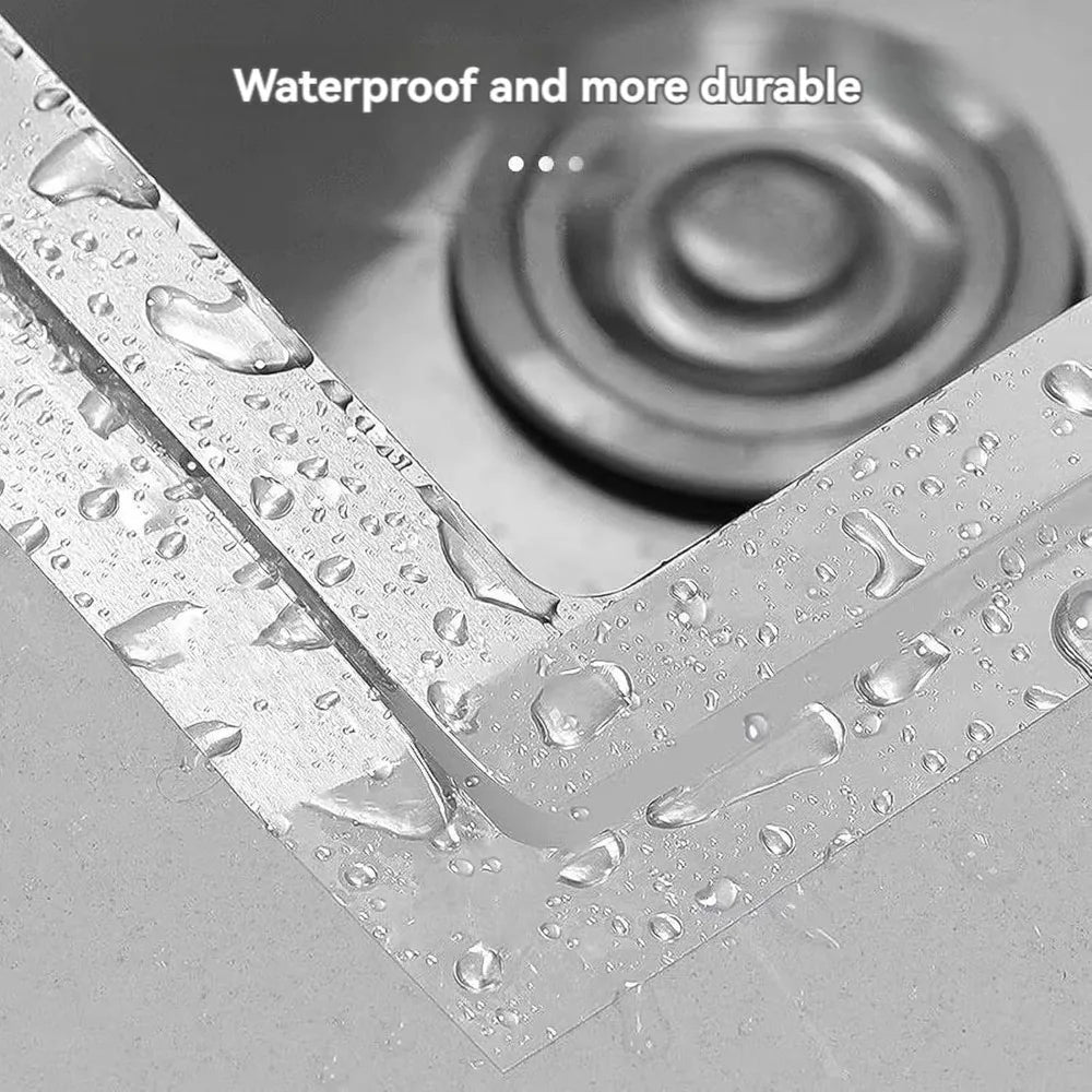 Aluminum Foil Tape Waterproof Self-Adhesive Kitchen Seal Strip Kitchen Seal Tape Qme