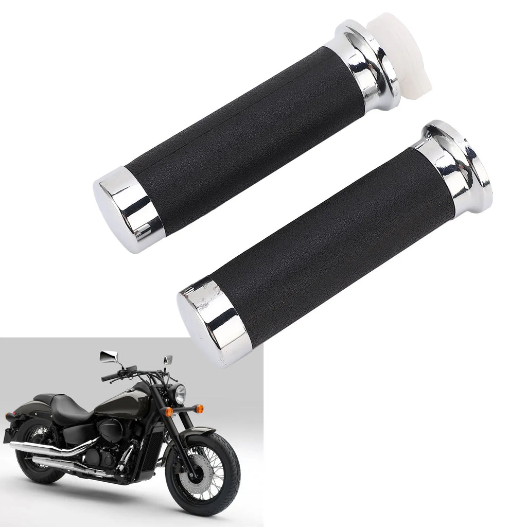 Ergonomic Motorcycle Throttle Handle Grips – ABS & Metal Motorcycle Handle Grips Qme
