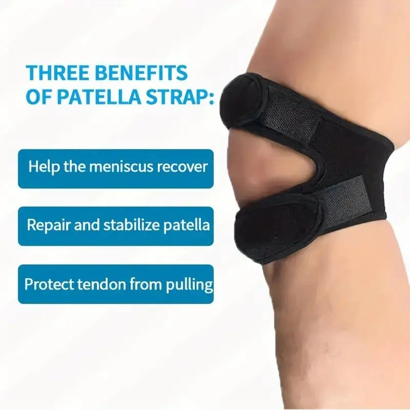 Tcare Double Patellar Knee Support Brace – Sports Kneepad Knee Support Brace Qme