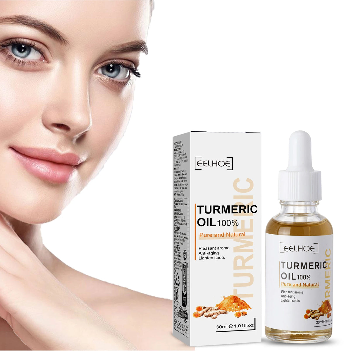 Eelhoe Turmeric Brightening Face Serum – Dark Spot & Tone Brightening Face Serum Qst