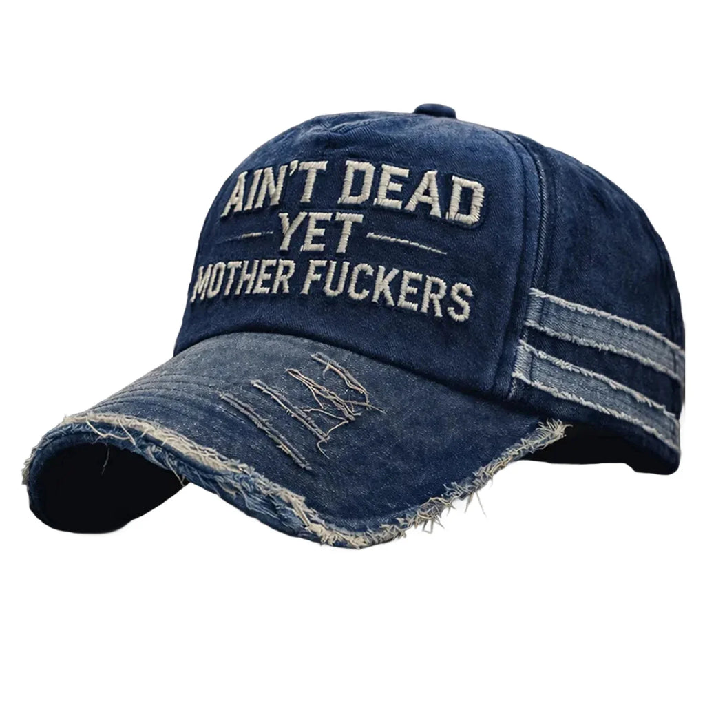 Unisex Vintage Washed Distressed Adjustable Commemorative Hat Vintage Baseball Cap Qme