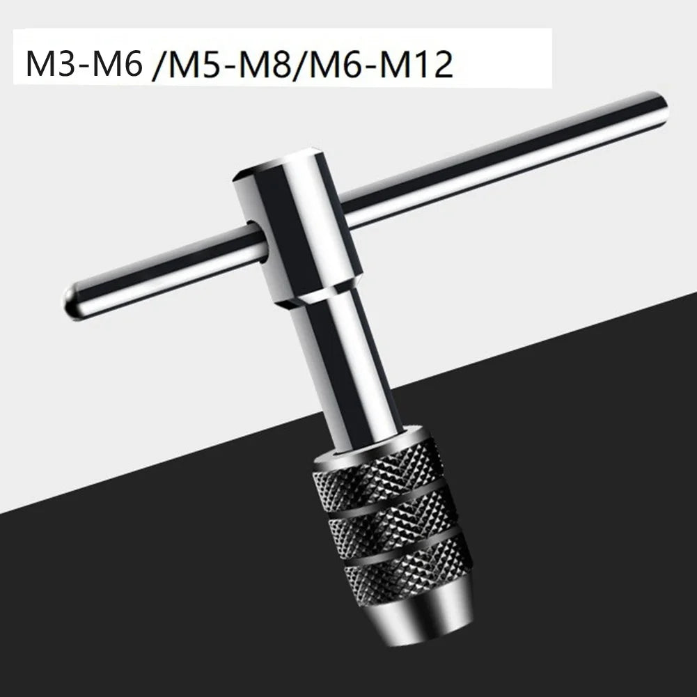 Portable T-Handle Tap Wrench | Chrome Vanadium Steel M3–M8 Hand Tap Wrench Qme