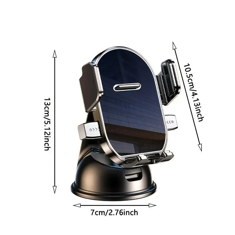 360° Car Suction Cup Phone Mount – Dashboard & Windshield Holder Car Phone Mount Qme