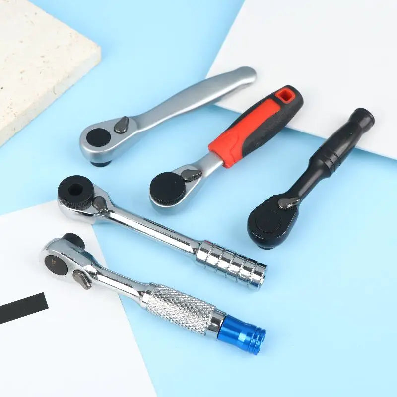 Mini Magnetic Ratchet Wrench 72-Tooth Reversible 1/4" Drive Mini Ratchet Wrench Qme
