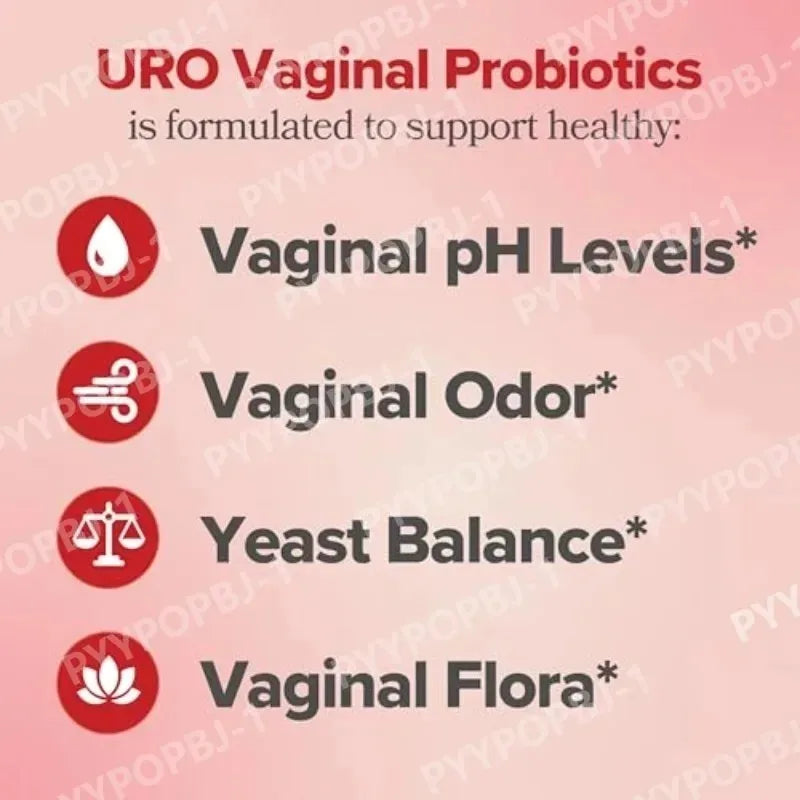 Women's Probiotic Capsules – Lactobacillus & Prebiotic 60ct Probiotic Supplement Qst