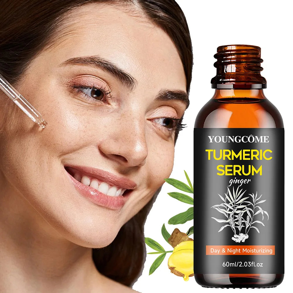 YOUNGCOME Turmeric Face Serum – Brightening Anti-Aging Essence Face Serum Qst