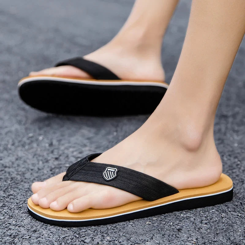 Men's Non-Slip EVA Flip Flops – Casual Beach Sandals Men's Flip Flops Qme