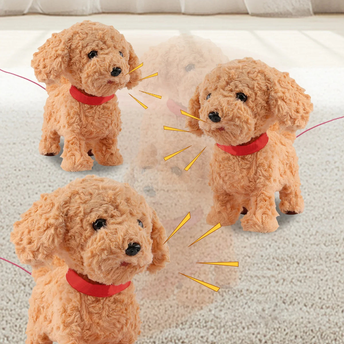 Interactive Robot Puppy Dog Toy – Realistic AI Electronic Pet Interactive Robot Toy Qme