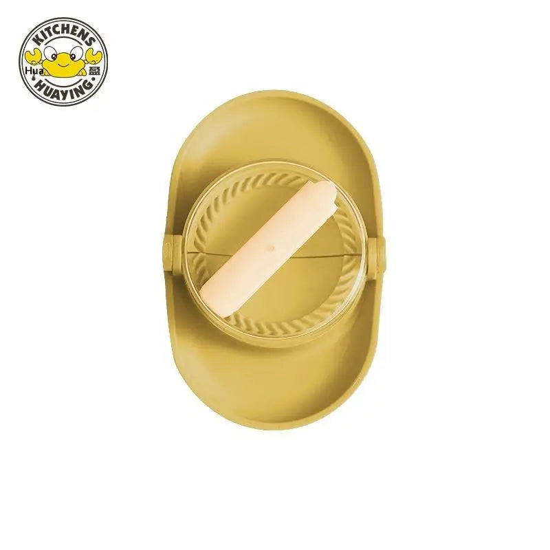 Dumpling Maker Mold Clamp | Wheat Straw Pastry Press Tool Dumpling Mold Press Qme Yellow