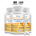 ZENVITALIZE Vitamin C 1050mg – Vegan, Non-GMO, 120 Capsules Vitamin C Supplement Qst 60 count-3 bottle