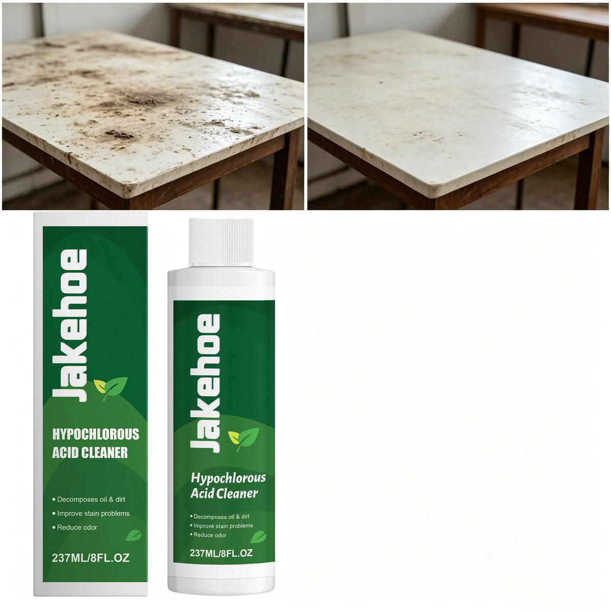 JAKEHOE 237ml Multipurpose No-Rinse Gel Cleaner – Restores Gloss Multipurpose Cleaner Qst