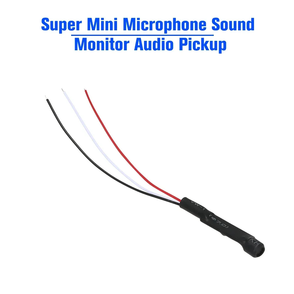 ESCAM Mini Microphone Audio Pickup for CCTV Security Cameras Security Audio Pickup Qme 10pcs