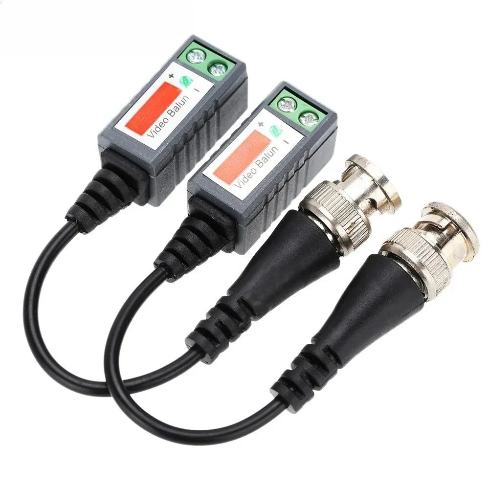 5-Pack Passive CCTV Balun UTP to BNC – 2000ft HD CAT5 Signal CCTV Video Balun Qme China Mainland 5pairs