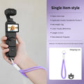 Wrist Hand Strap Lanyard for DJI OSMO Pocket 3 Gimbal Camera Camera Wrist Strap Qme Purple