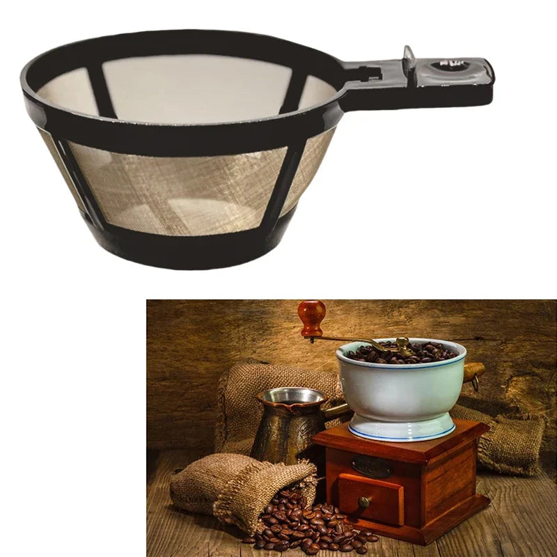 Reusable Coffee Filter Basket | Mesh Strainer for Coffee Machines Coffee Filter Basket Qme