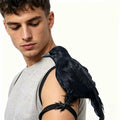 Halloween Black Feather Crow Wings Cosplay Costume Prop Costume Wings Prop Qme as show