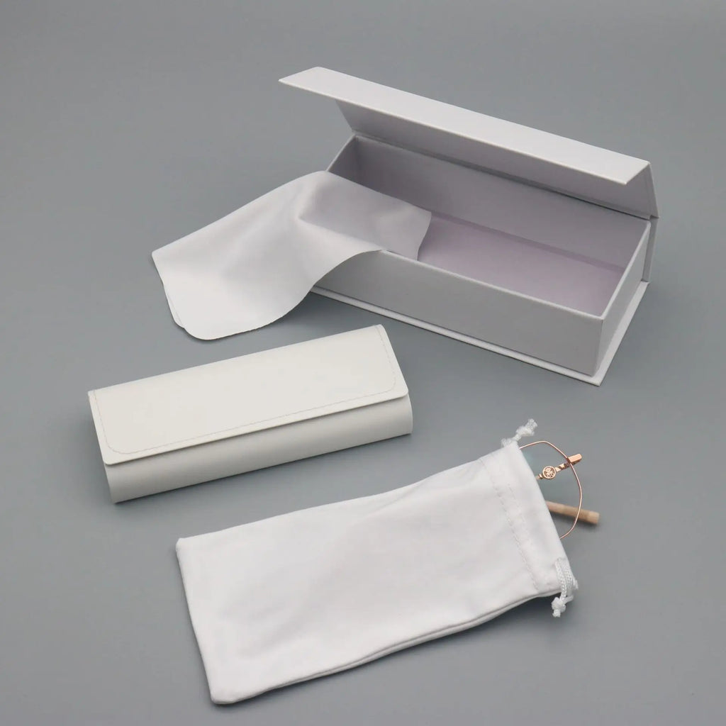 Handmade Faux Leather Eyeglass Case – Large Capacity Eyeglass Case Qme
