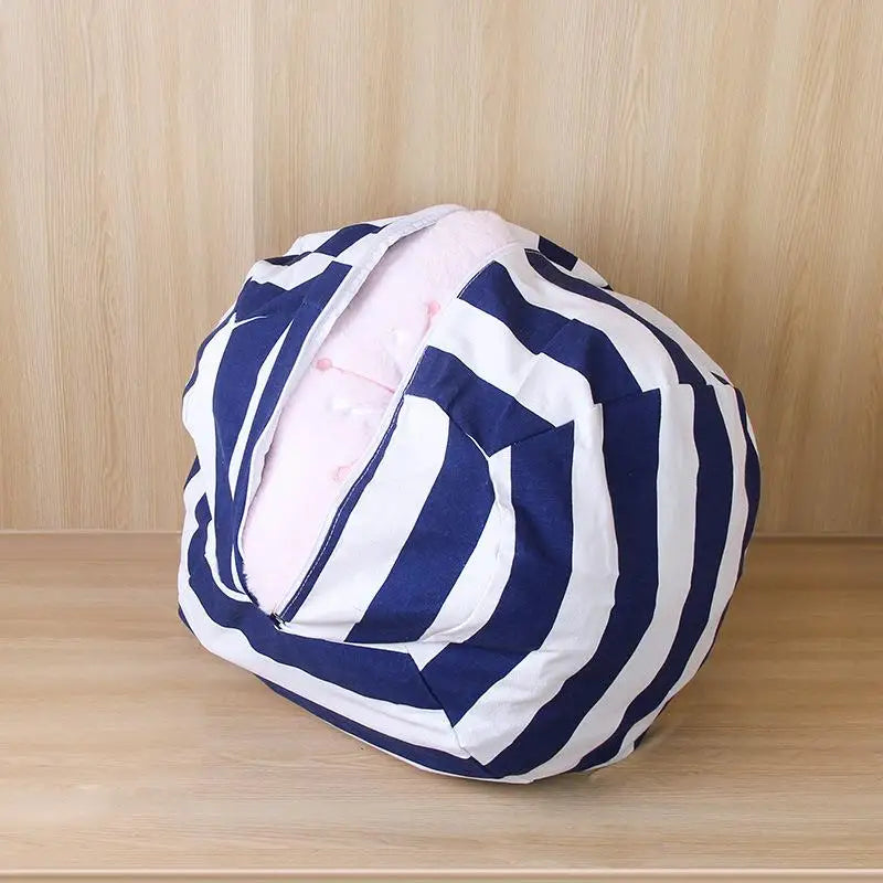 Large Capacity Plush Toy Storage Bag | Kids Room Organizer Toy Storage Bag Qme