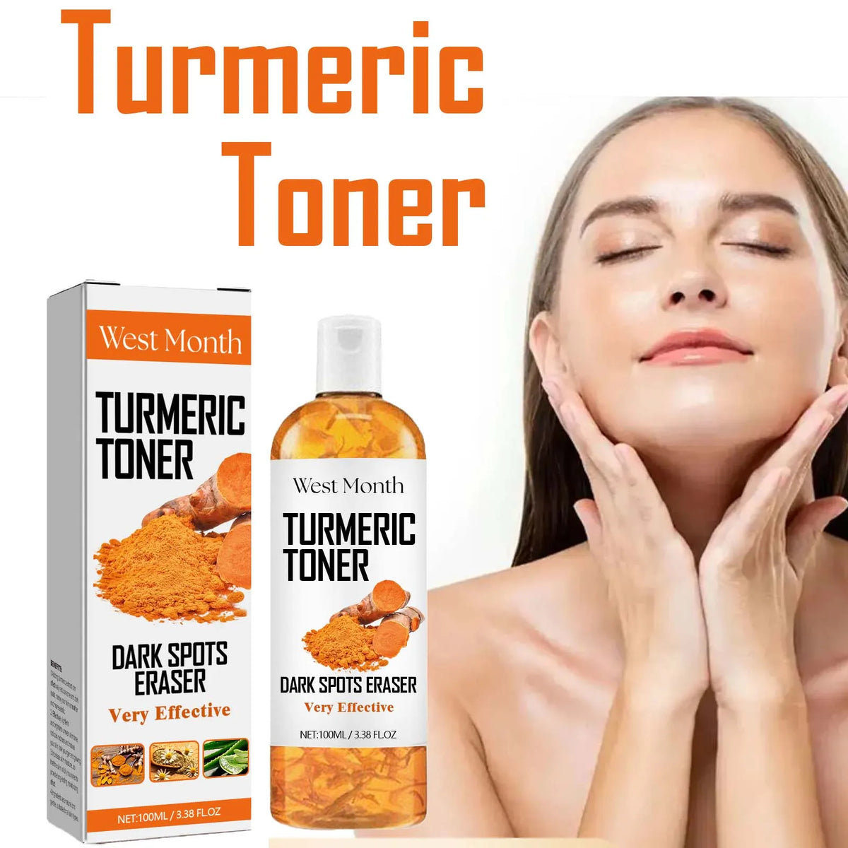 Turmeric Brightening Face Toner – Dark Spot Corrector | Qme Face Toner Qme Default Title