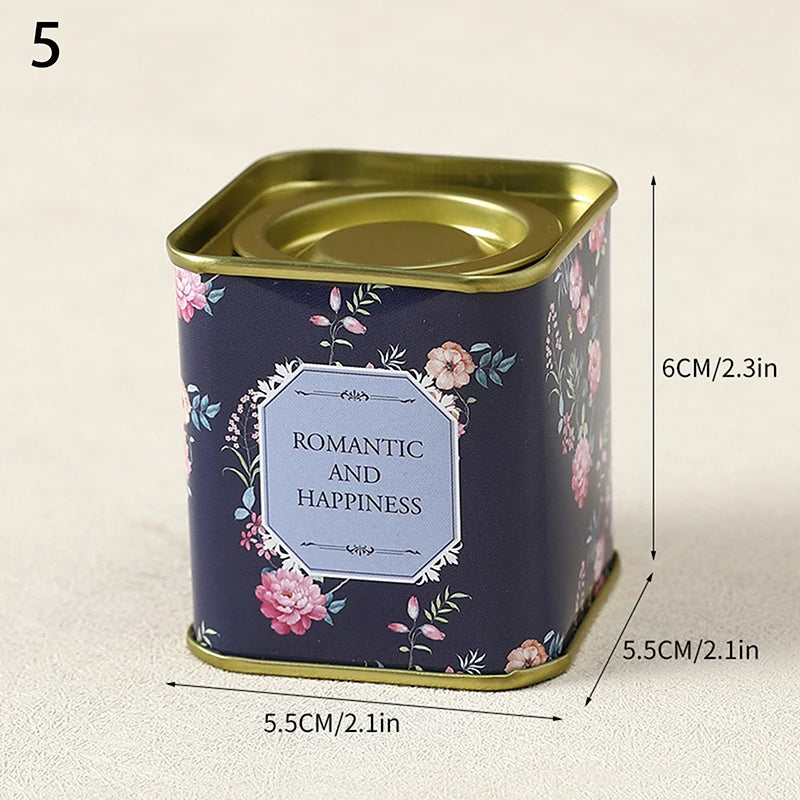 Mini Sealed Tin Cans for Tea, Coffee, Candy & Storage Tin Storage Can Qst 5