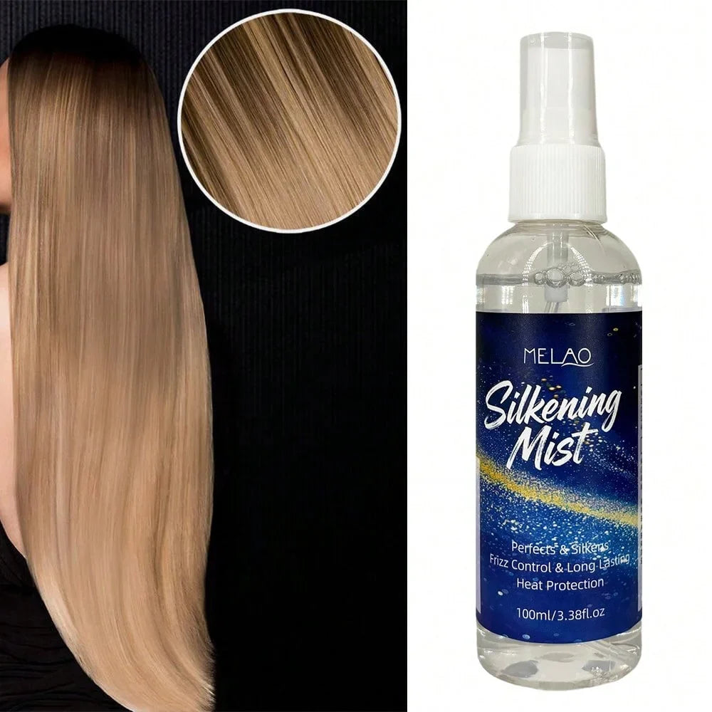 MELAO Hair Silkening Mist – Frizz Control & Shine Spray Hair Silkening Mist Qme MELAO-070