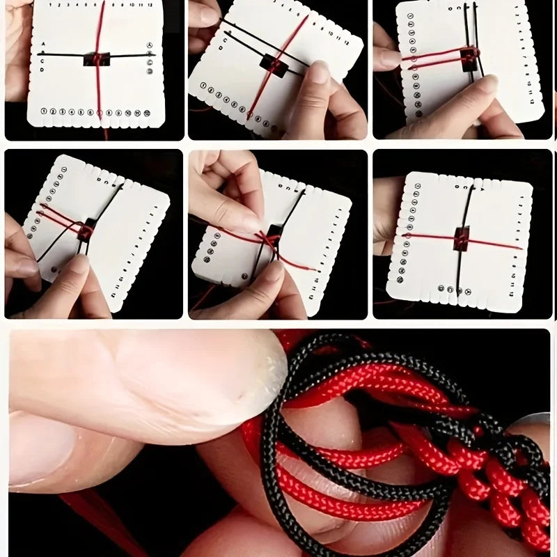 DIY Beading Braiding Disc Set – Round & Square Shapes Braiding Disc Set Qme