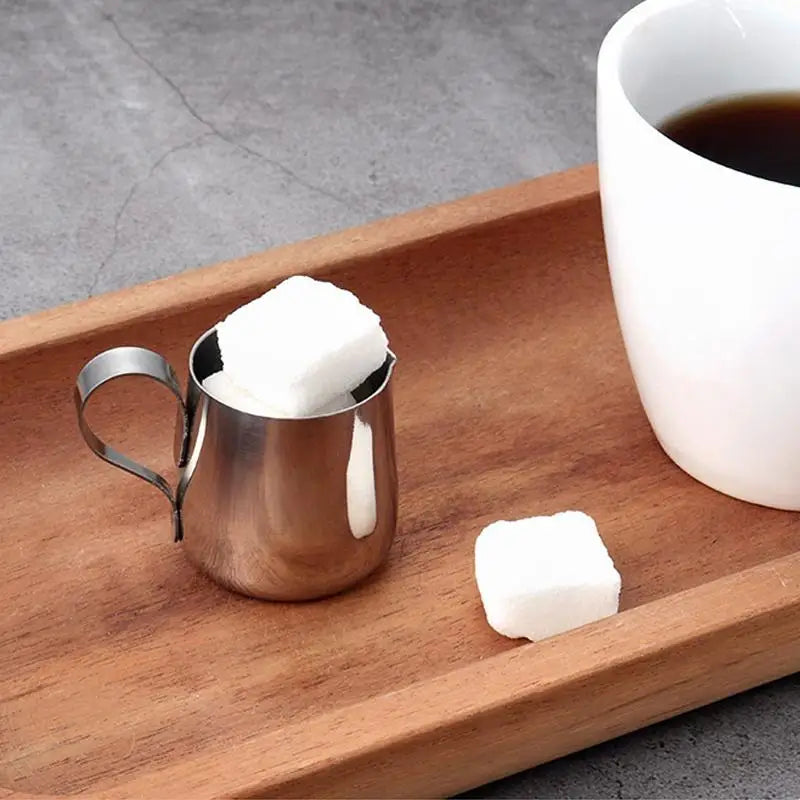 Mini Stainless Steel Milk Frothing Pitcher – Latte Art Jug Milk Frothing Pitcher Qst