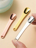 Reusable Cosmetic Spatulas & Mini Spoons for Face Cream Cosmetic Spatula Set Qme 3pcs