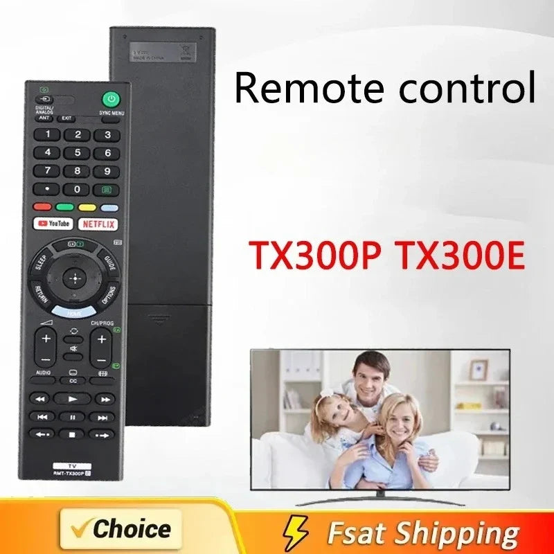 Sony RMT-TX300E Remote Control for LED Smart TV – Netflix & YouTube TV Remote Control Qme